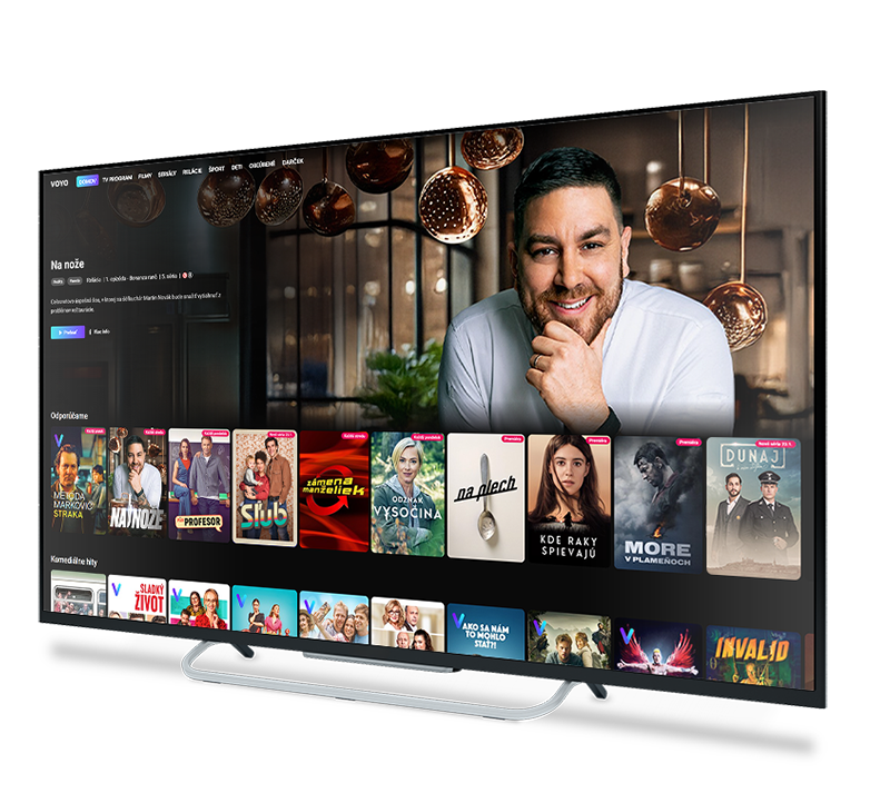 Televízor s ponukou Voyo