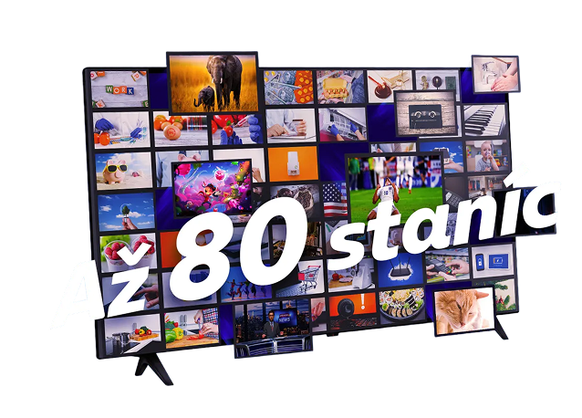 Až 80 staníc