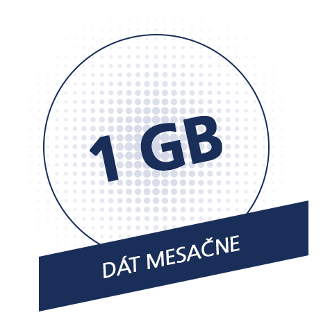1 GB dát mesačne