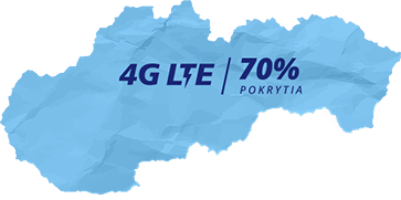 Rozsiahle pokrytie 4G LTE internetom