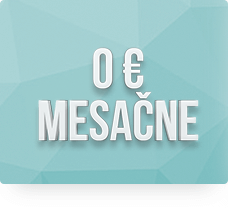S Digitálnym bonusom za 0 €. Bez Digitálneho bonusu za 2 € mesačne.