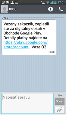 Potvrdenie o zaplatení v Google play