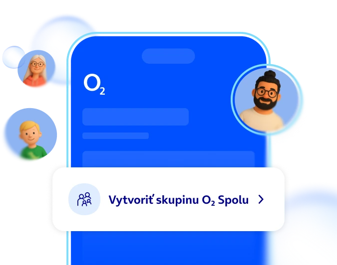 Správa služieb v O2 aplikácii