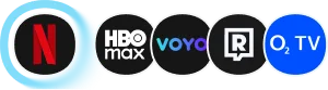 Netflix, HBO Max, Voyo, Rozprávkovo, O2 TV