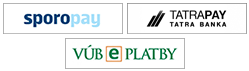 Tatrapay, Sporopay, VÚB ePlatby